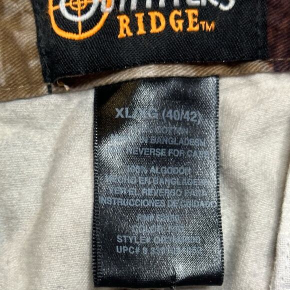 OUTFITTERS RIDGE CAMOUFLAGE STURDY PANT XL SIZE 40/42 - Picture 13 of 13